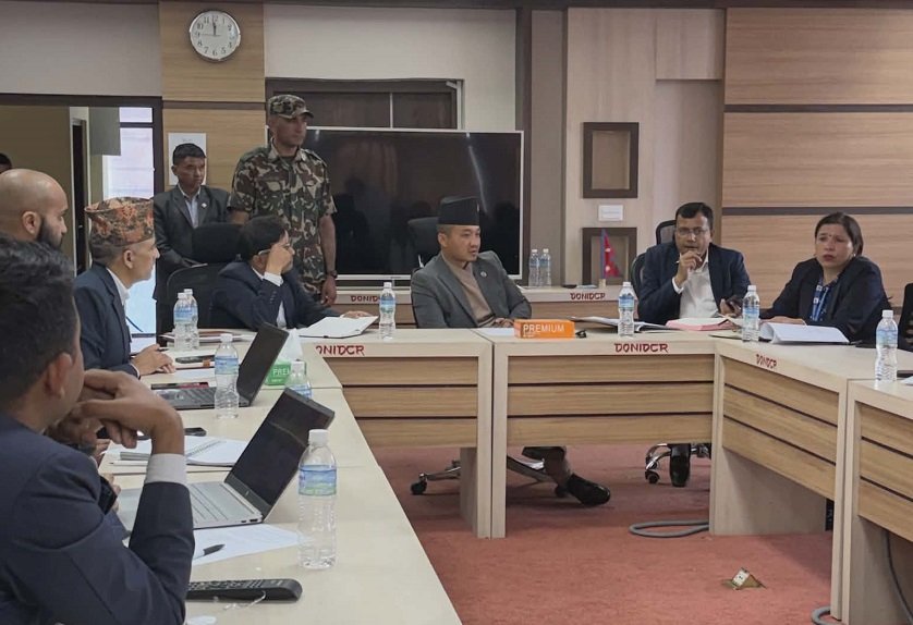 Home Minister Gurung Conducts Surprise Inspections at Key Government Departments