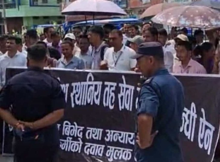 सुदूरपश्चिम प्रदेशका स्वास्थ्यकर्मीहरू आन्दोलित