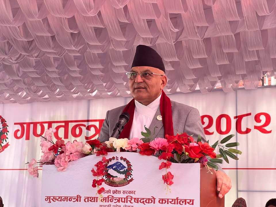 गणतन्त्रको विकल्प यसकै सुधार हो : मुख्यमन्त्री पाण्डे