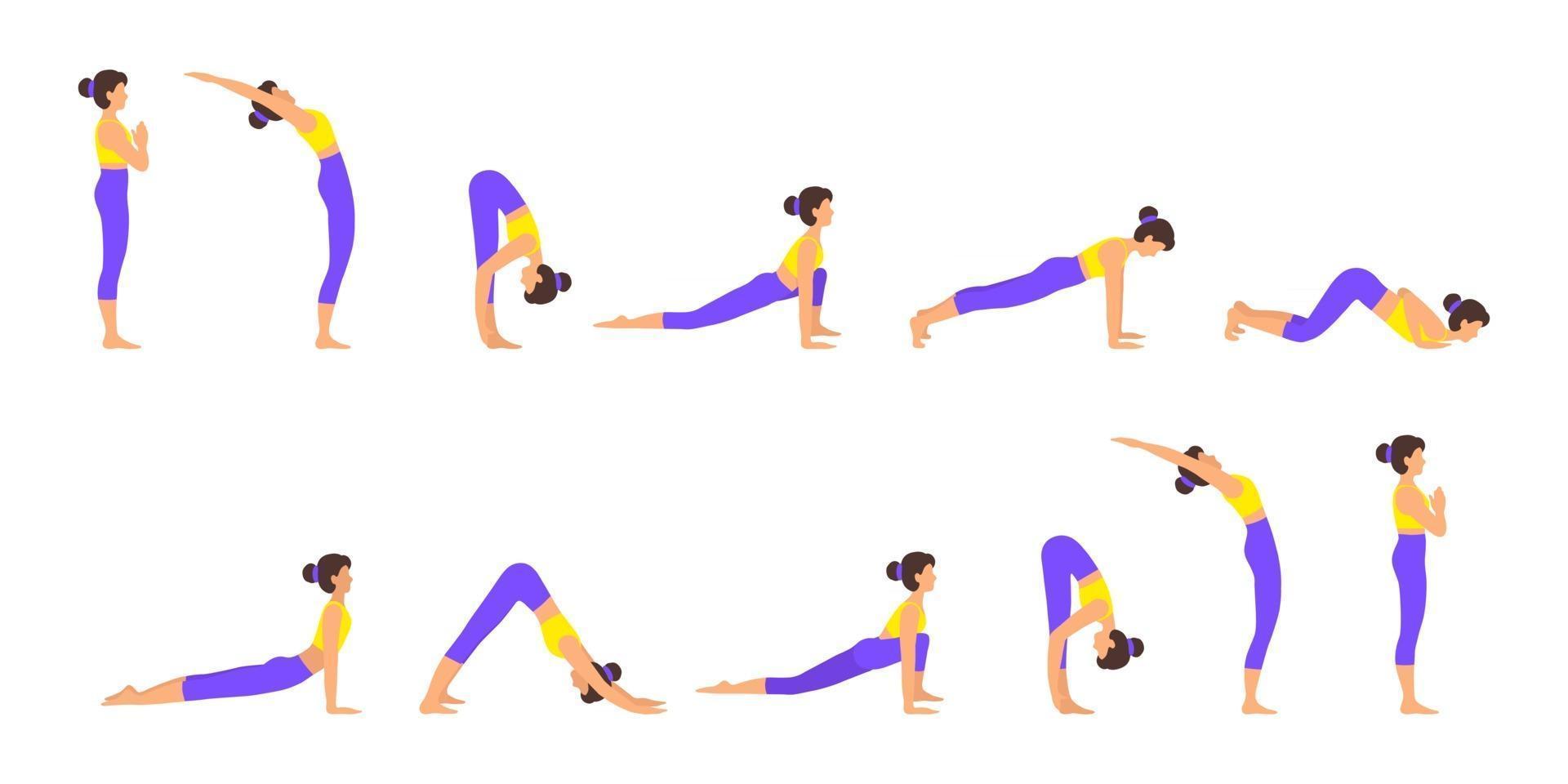 surya-namaskar-a-sun-salutation-yoga-asanas-sequence-set-illustration-vector