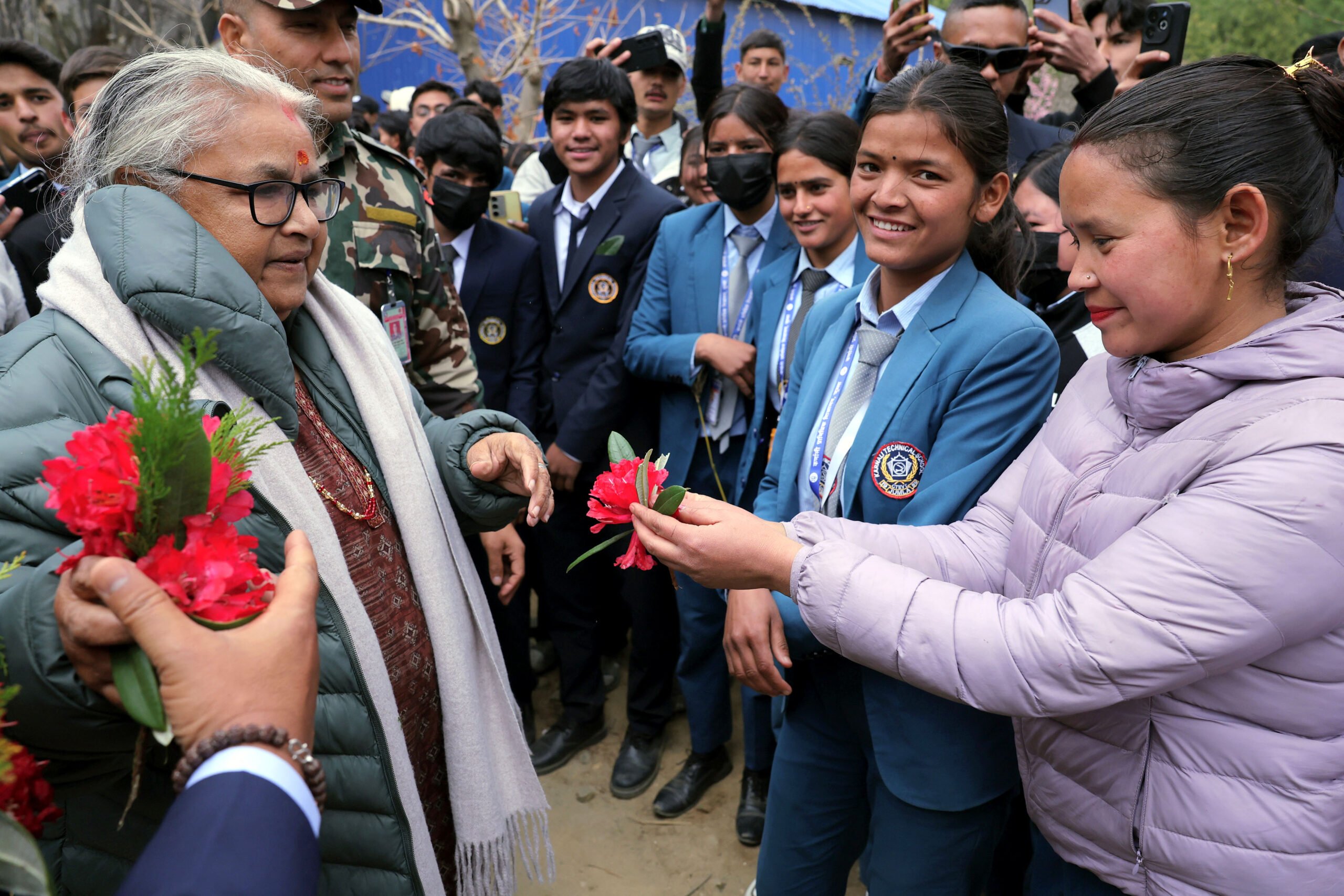 Prime Minister Karki Inspects Karnali Technical School in Jumla