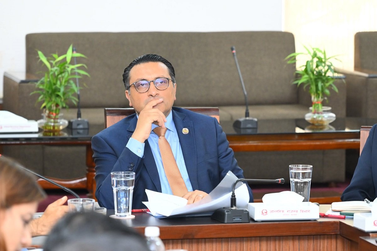 Finance Minister Dr. Swarnim Wagle Inspects Inland Revenue Department, Reviews Budget Implementation