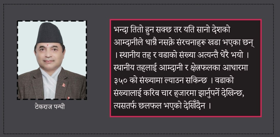 बहस : देशको आर्थिक अवस्था उठाउन शासनको संरचनामै सुधार आवश्यक