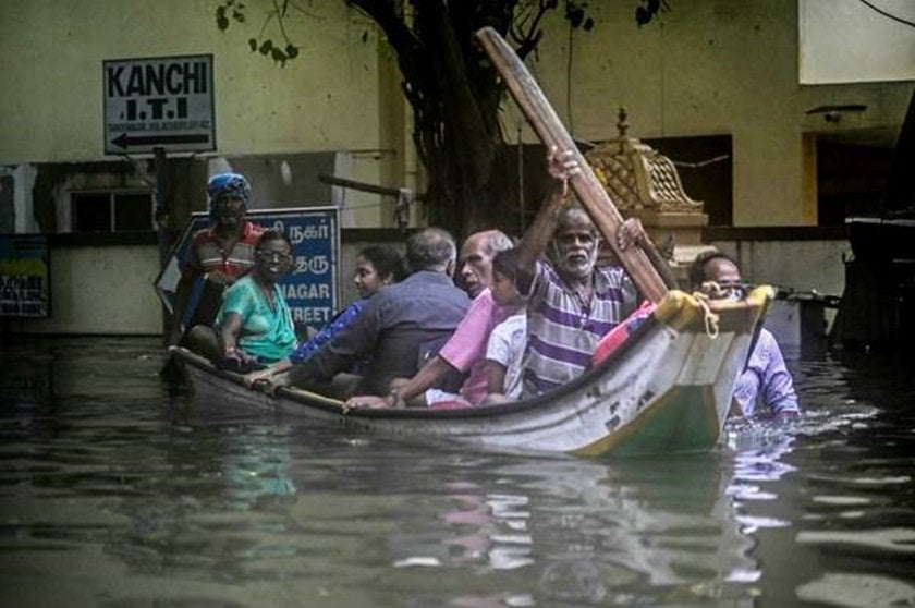 भारतको तमिलनाडुमा बाढीका कारण ३५ जनाको मृत्यु