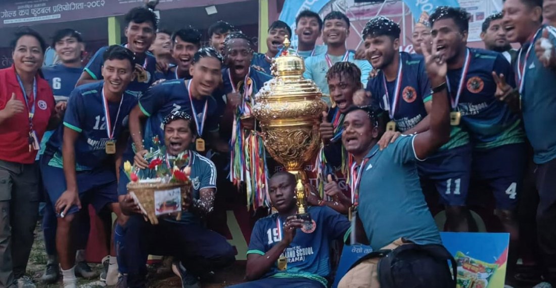 ताप्लेजुङ गोल्डकपको उपाधि सहलेश युवाक्लब सिरहालाई