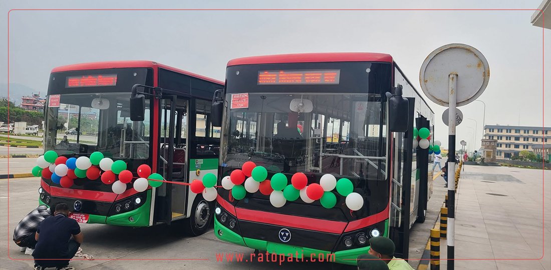   पोखरा विमानस्थलमा सटल बस सुरु, असारसम्म निःशुल्क चलाउने