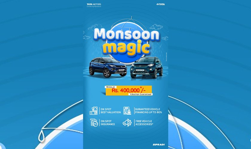   साउन ८ देखि टाटा मोटर्स शोरूमहरुमा मनसुन म्याजिक