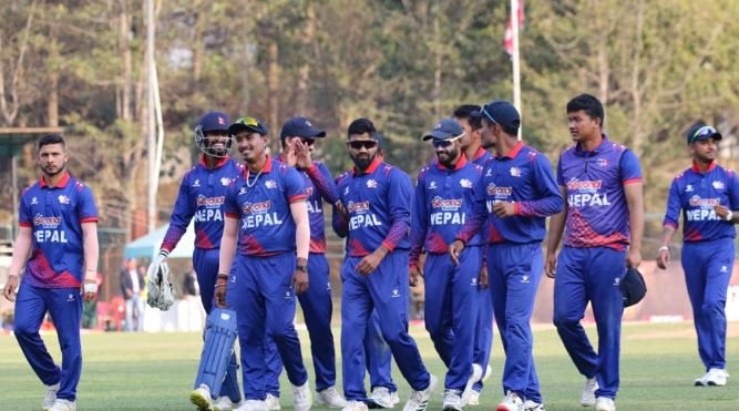 नेपाली क्रिकेट टिमले अन्तिम अभ्यास खेल ओमानसँग खेल्दै