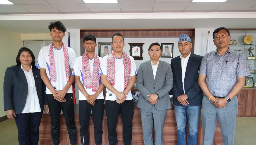 दुई प्रतियोगितामा भाग लिन तेवान्दो टोली चीन जाने