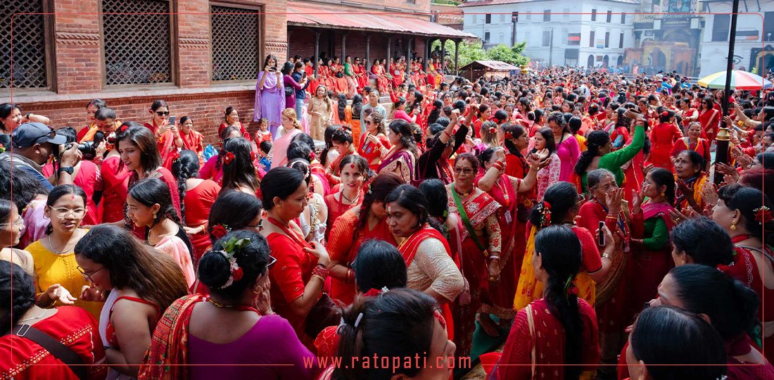 तीजमय बने काठमाडौँका शिवालय, तस्बिरमा हेर्नुहोस्