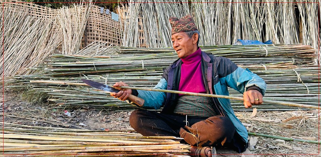 थुन्से डोको बुन्ने श्रमिकलाई बजारकै पिरलो