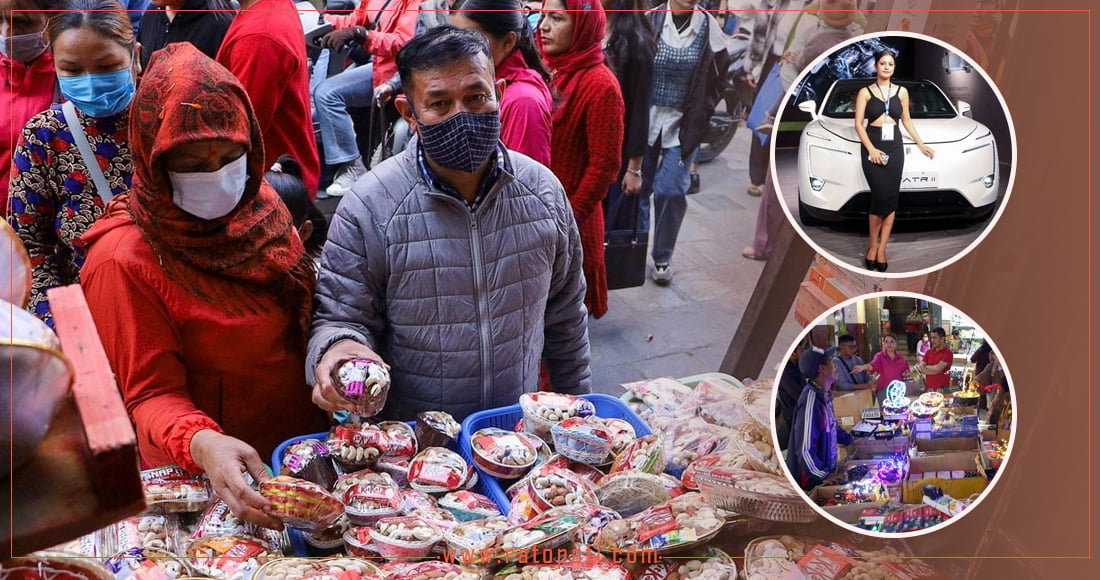 तिहारले गाडीको व्यापार बढायो, विद्युतीय सामग्री र लत्ताकपडामा छैन उत्साह