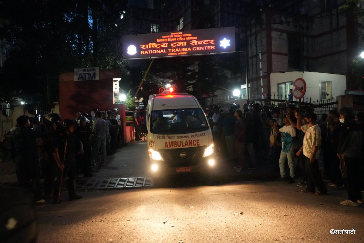   जेनजी आन्दोलन : २९ अस्पतालमा १५३ जना घाइते उपचाररत