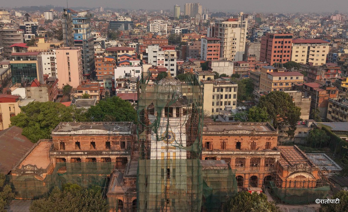 त्रिचन्द्र क्याम्पसको सबलीकरण कछुवाको गतिमा (तस्बिरहरू)