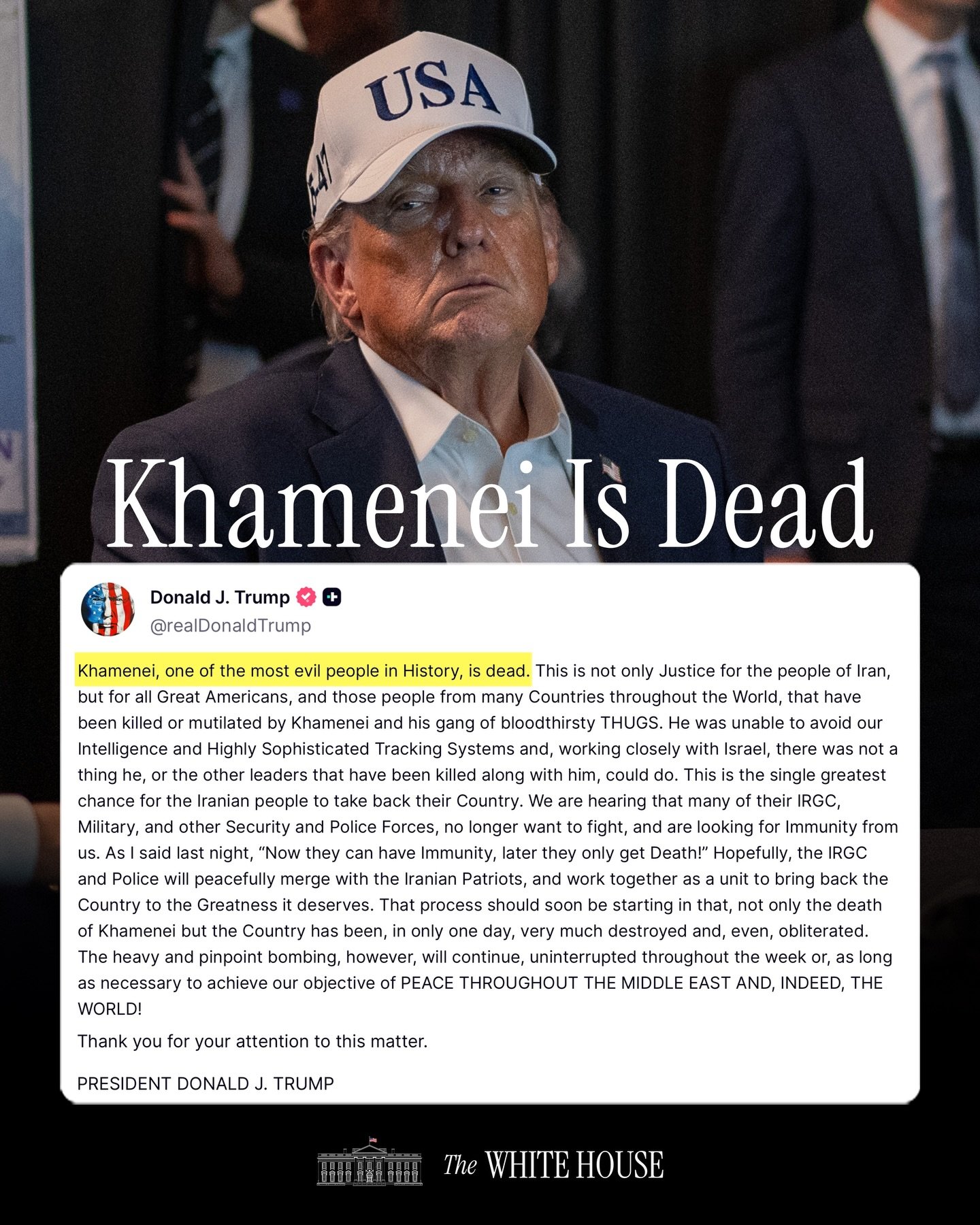 trump post
