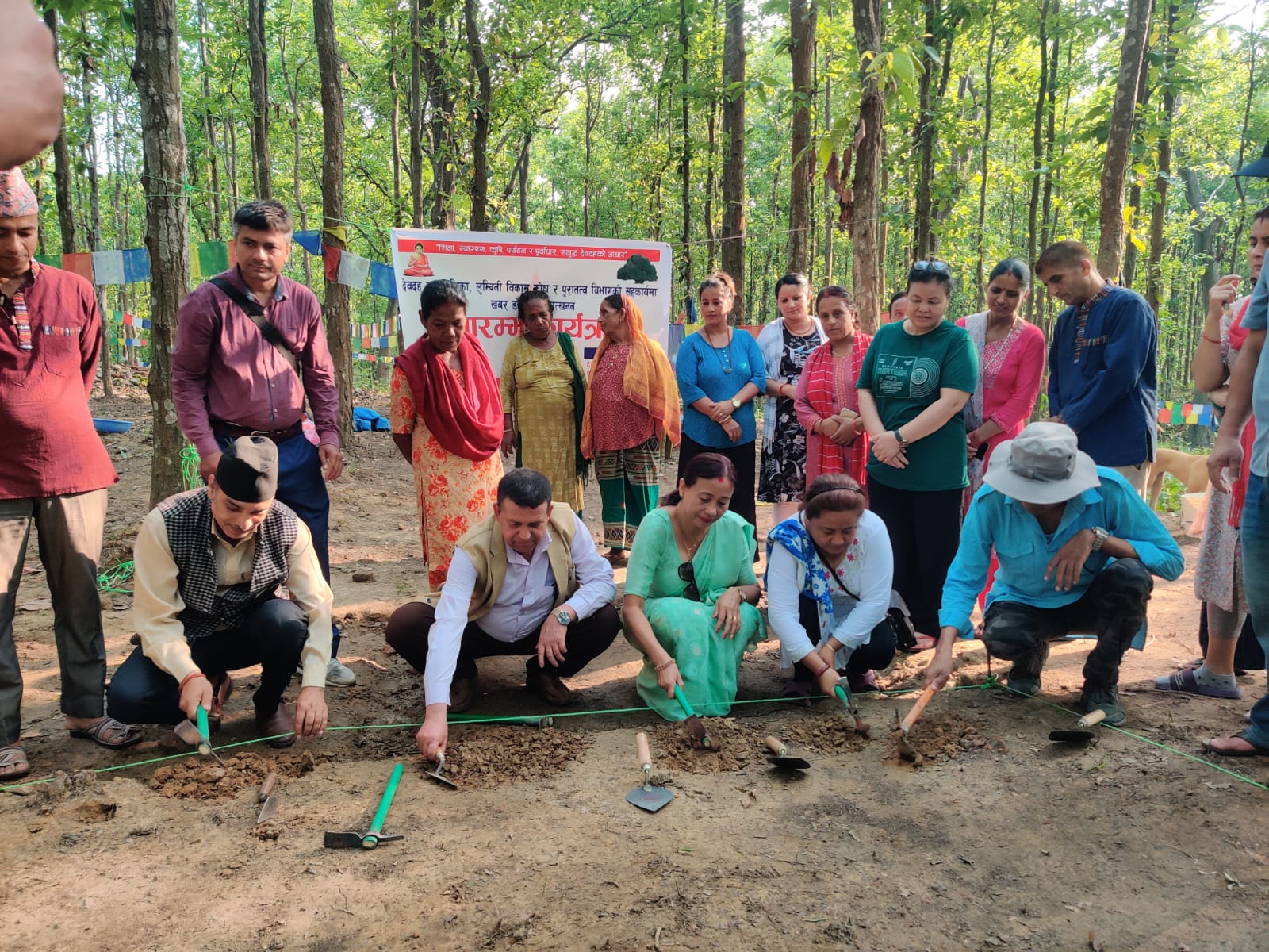 बुद्ध मावलीस्थल खयरडाँडामा उत्खनन सुरु