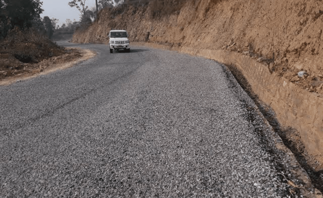 Lamjung Roadside Landslide Control Structures Improve Traffic Flow