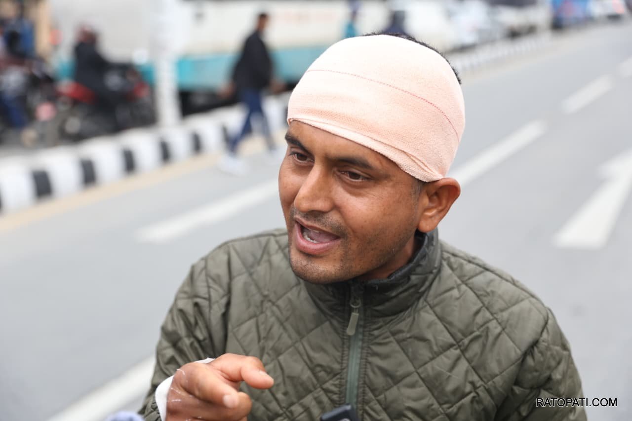 CPN-UML Holds Protest in Kathmandu Demanding Release of Party Chairman KP Sharma Oli