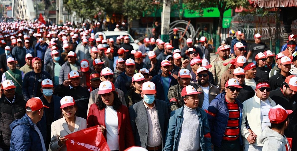   आज काठमाडौँमा शक्ति प्रदर्शन गर्दै एमाले