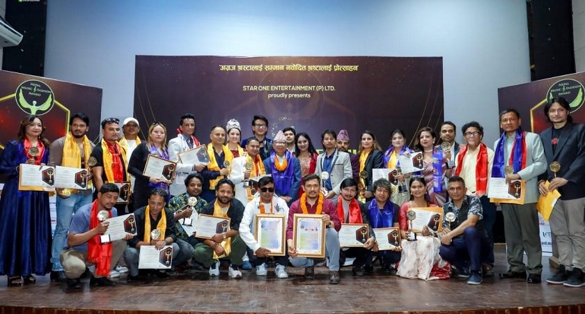 २७ विधामा बाँडियो नेपाल म्युजिक एन्ड फेसन अवार्ड