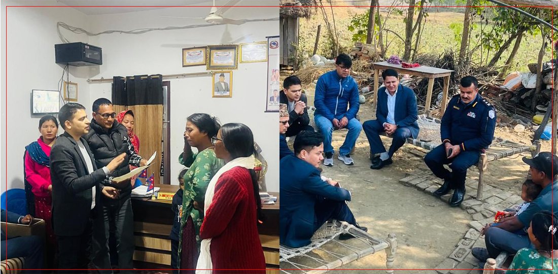 बर्दिया घटना : छानबिन समितिको रोहबरमा बन्यो छोरीको जन्म दर्ता र आमाको मृत्यु दर्ता