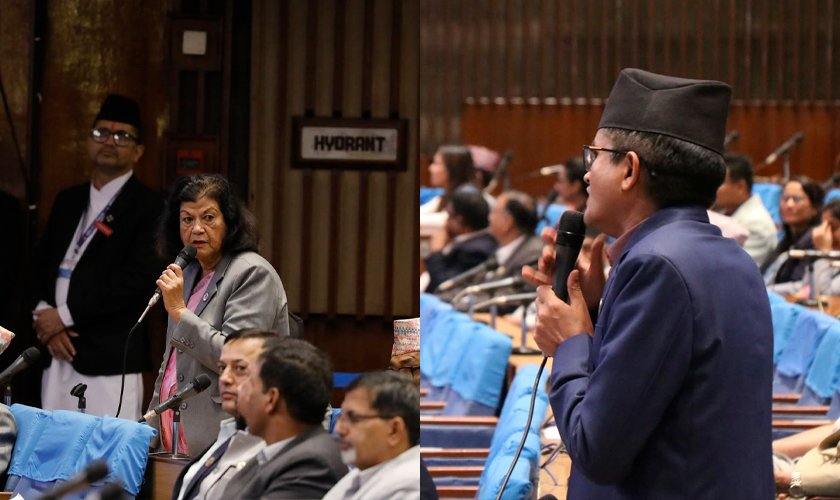   प्रतिनिधिसभामा एमाले र राप्रपाका सांसदबिच नोकझोक
