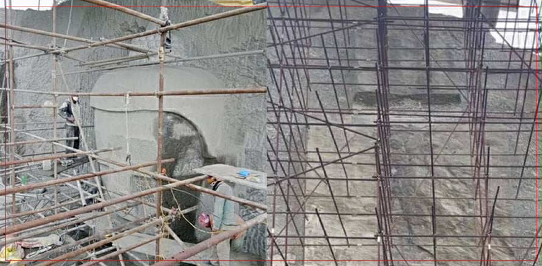 पाँचपोखरी थाङ्पालमा ८४ फिटको बुद्ध प्रतिमा अर्को वर्षसम्ममा निर्माण सम्पन्न हुने