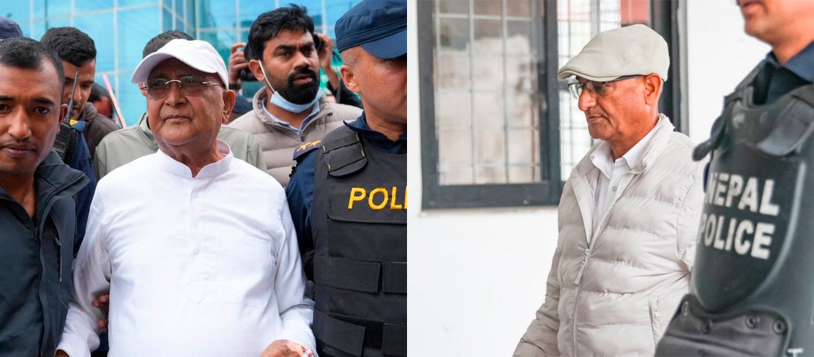 Former Home Minister Ramesh Lekhak Presented Before Kathmandu District Court