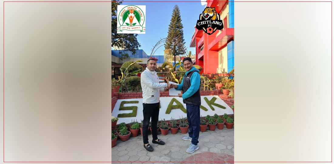 राष्ट्रिय लिग खेलिरहेका चित्लाङ र नव जनजागृतिलाई स्पार्क हेल्थ होमको साथ