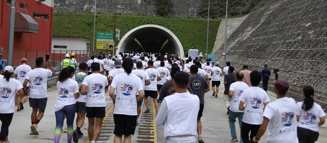 Nagdhunga Tunnel Fun Run and Walk Held