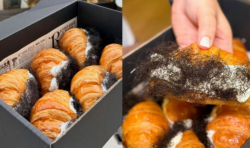 Bakery Creates 'Hairy Croissant' Sparking Debate
