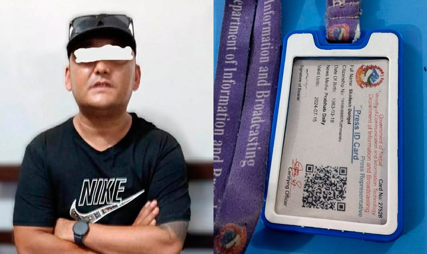 Man Arrested for Impersonating Police in Kathmandu