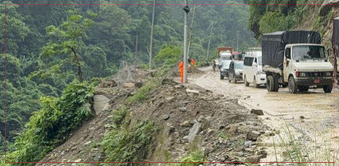   पहिराेले अवरुद्ध सिद्धार्थ राजमार्ग एकतर्फी सञ्चालनमा