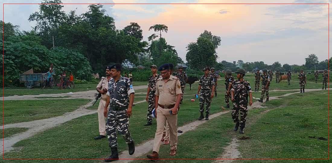सीमा क्षेत्रमा भारतीय सुरक्षाकर्मीको गस्ती, तीन पाकिस्तानी आतङ्कवादी लुकेको दाबी