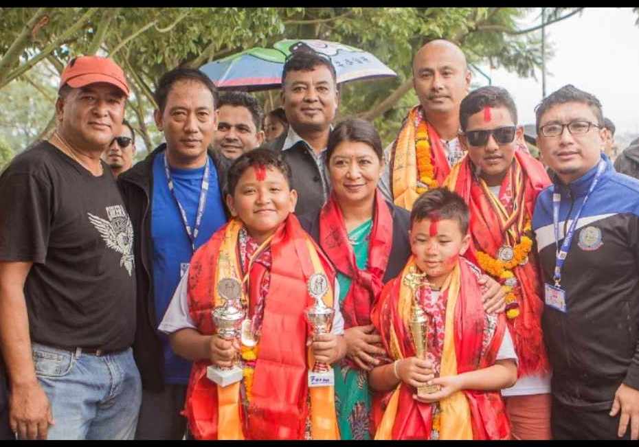   पदक विजेता मार्सल आर्ट्स टोली सम्मानित