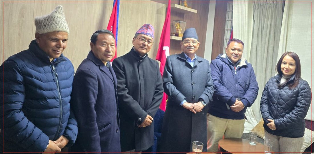   प्रचण्ड र लिङ्देनबिच भेटवार्ता