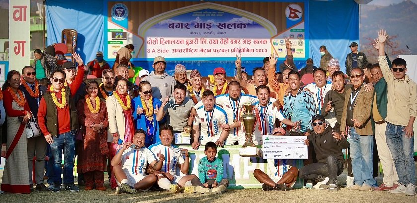 अन्तर्राष्ट्रिय भेट्रान फुटबल : पोखराको सङ्गम र काठमाडौँको जोरपाटी च्याम्पियन