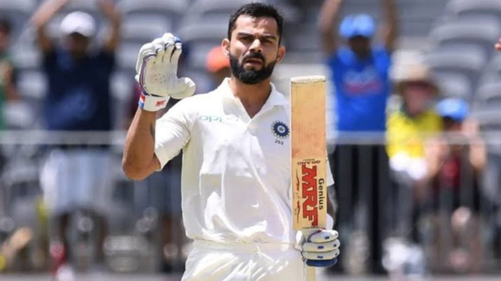 Virat Kohli 2018 Test Century Bat