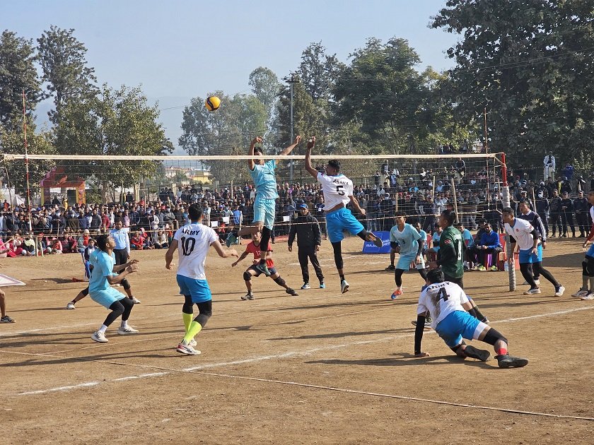   राष्ट्रिय भलिबल प्रतियोगिता : आर्मीलाई हराउँदै गण्डकी तेस्रो