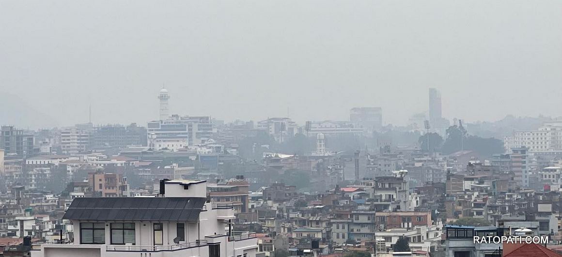 काठमाडौँमा बढ्यो वायु प्रदूषण, विश्वकै प्रदूषित सहरको दोस्रो स्थानमा रेकर्ड