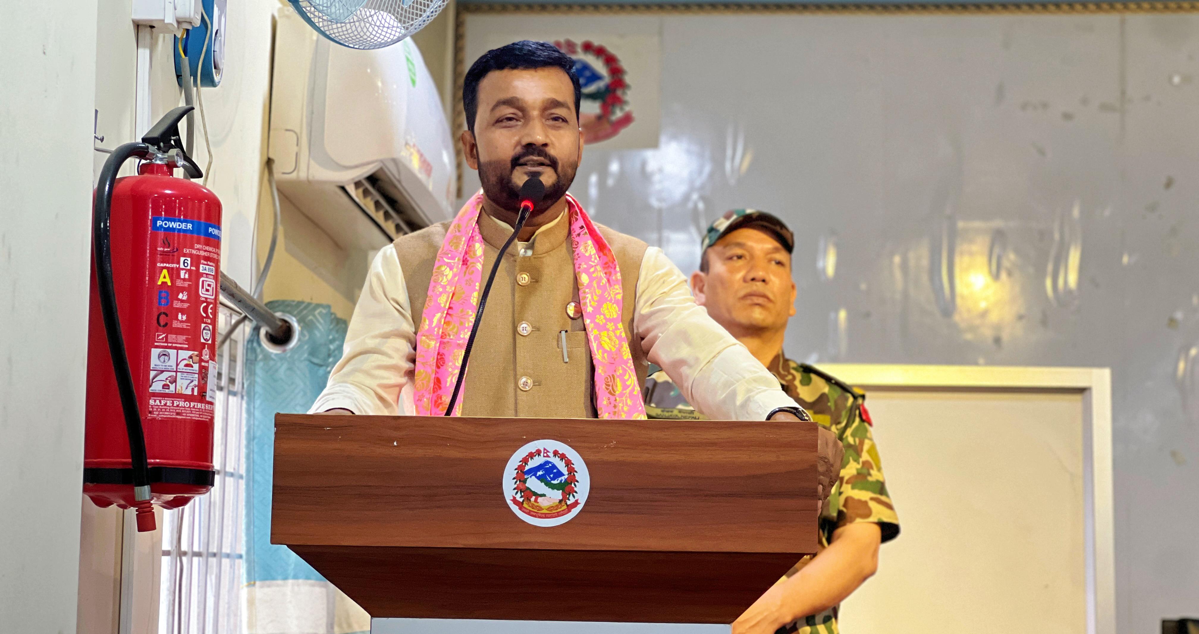 कन्याम–पञ्चकन्या खानेपानी योजनाको काम चाँडो सम्पन्न नगरे ठेक्का रद्द गर्छौँ : मन्त्री यादव