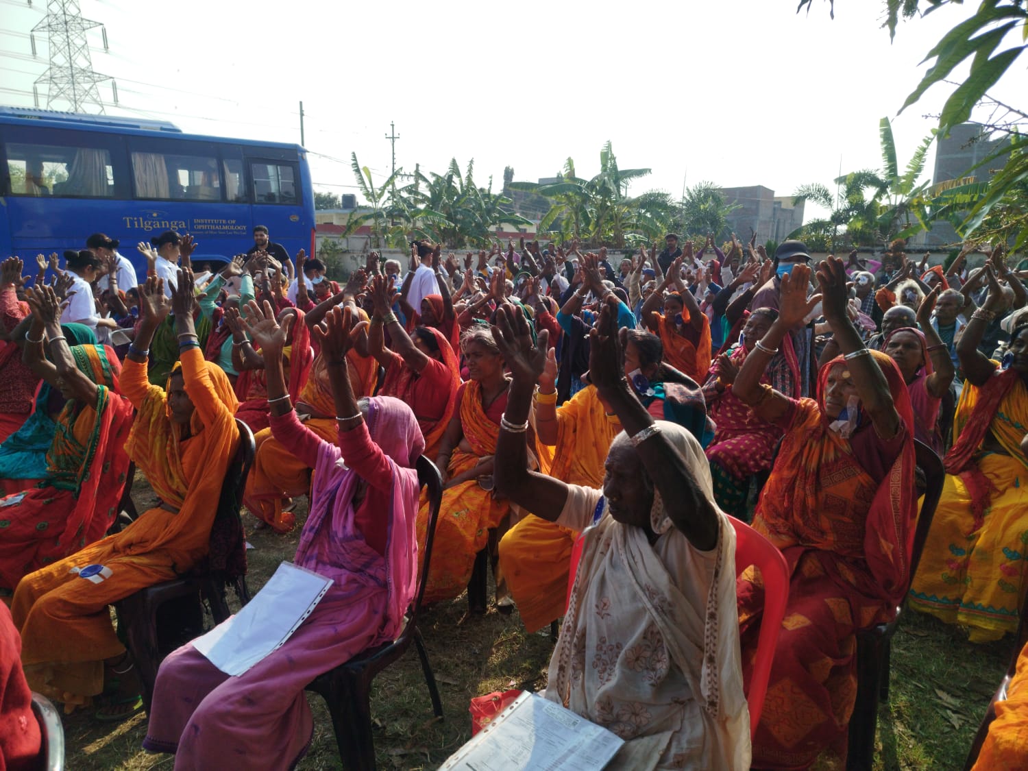 Elderly Residents in Siraha's Mirchaiya Municipality Receive Free Cataract Surgery at Local Camp