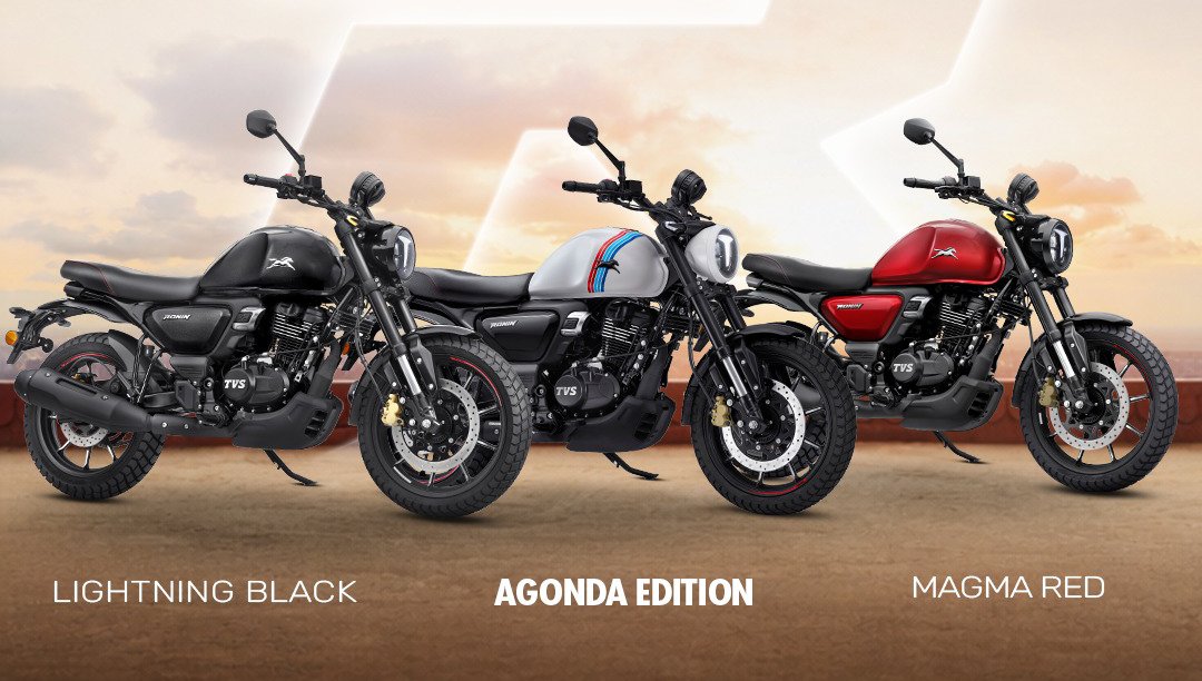 TVS Launches Ronin Monotone and Agonda Variants in Nepal