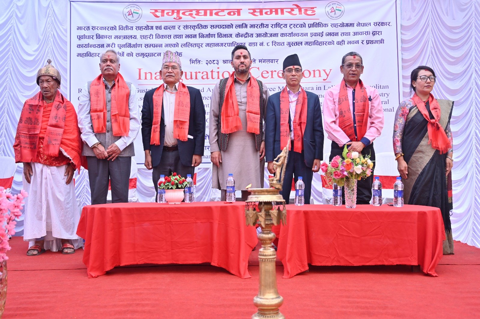 भारतीय अनुदानमा बन्यो गुस्तल र प्रथमश्री महाविहार, १२ करोड लागतमा पुनर्निर्माण सम्पन्न