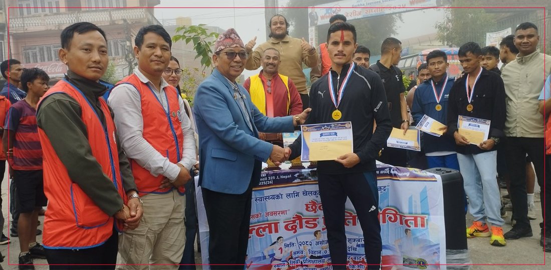 छैटौँ खुला दौड प्रतियोगिताको उपाधि नेपाली सेनाका कमललाई