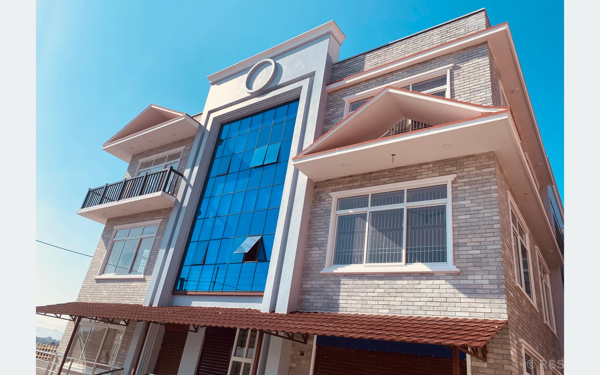 Construction of 'Pokhara Ghar' Nears Completion in Tourist Hub