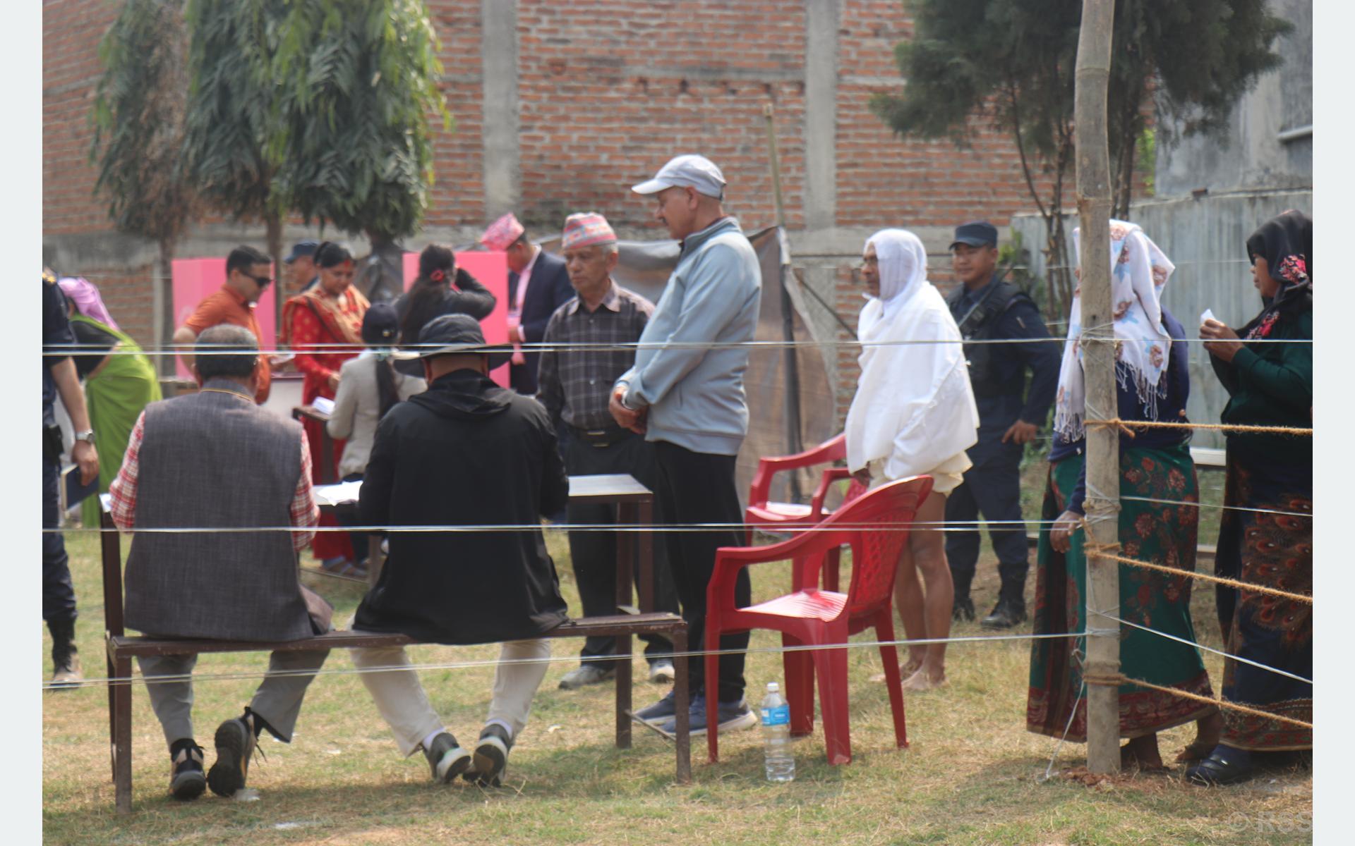 Mourner Casts Vote in Tanahun After Father's Funeral