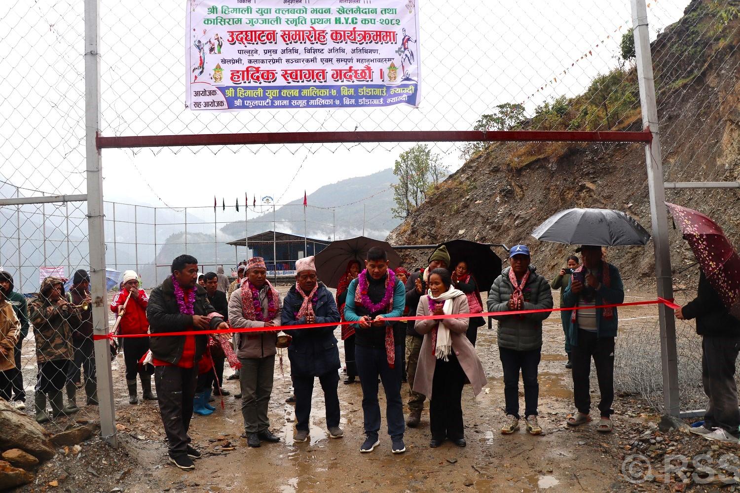 Community-Led Sports Facility and Hall Inaugurated in Myagdi
